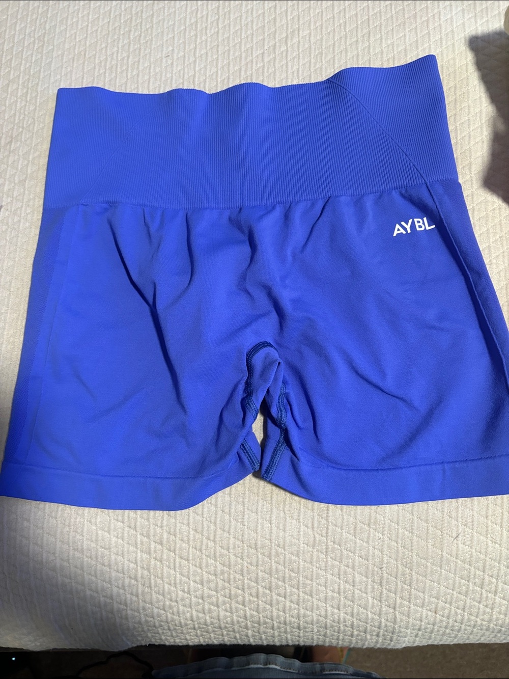 AYBL Royal Blue High-Rise Athletic Shorts